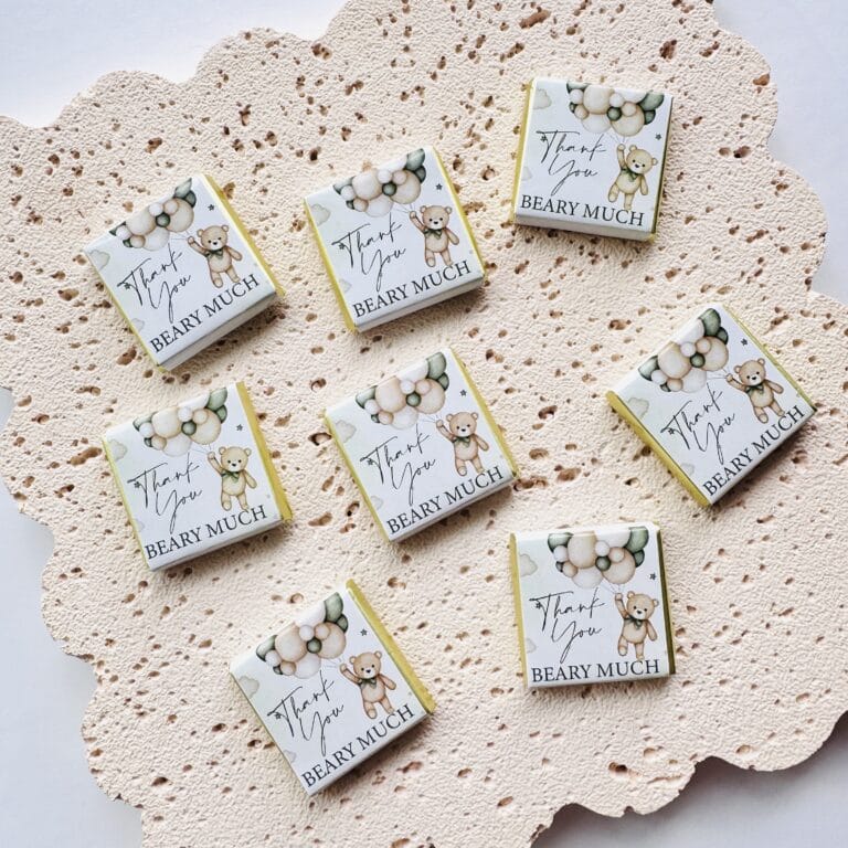 Beary Cute Teddy Custom Petite Chocolates