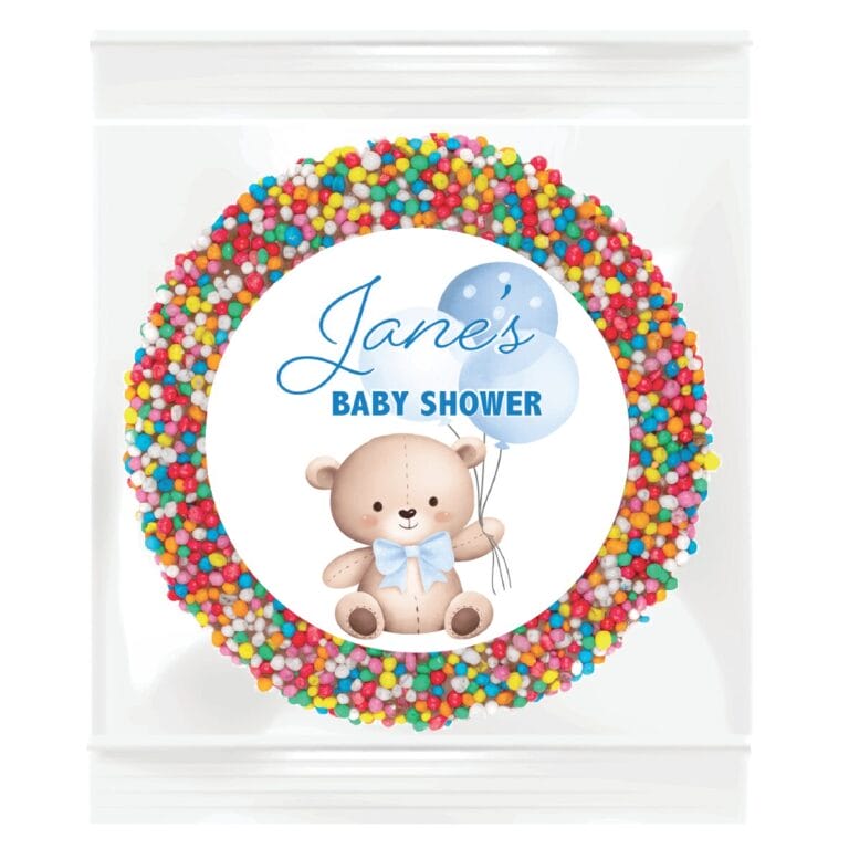 Blue Teddy Bear Custom Giant Freckle Favours